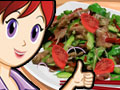 Speel Sara\'s kookcursus:Thaise biefstuksalade
