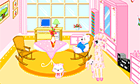 pink room decoration